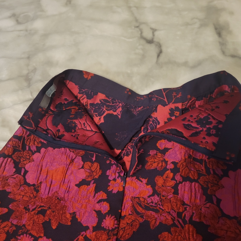 Anthropology Eva Franco High-Low Floral Skirt - Picture 8 of 13